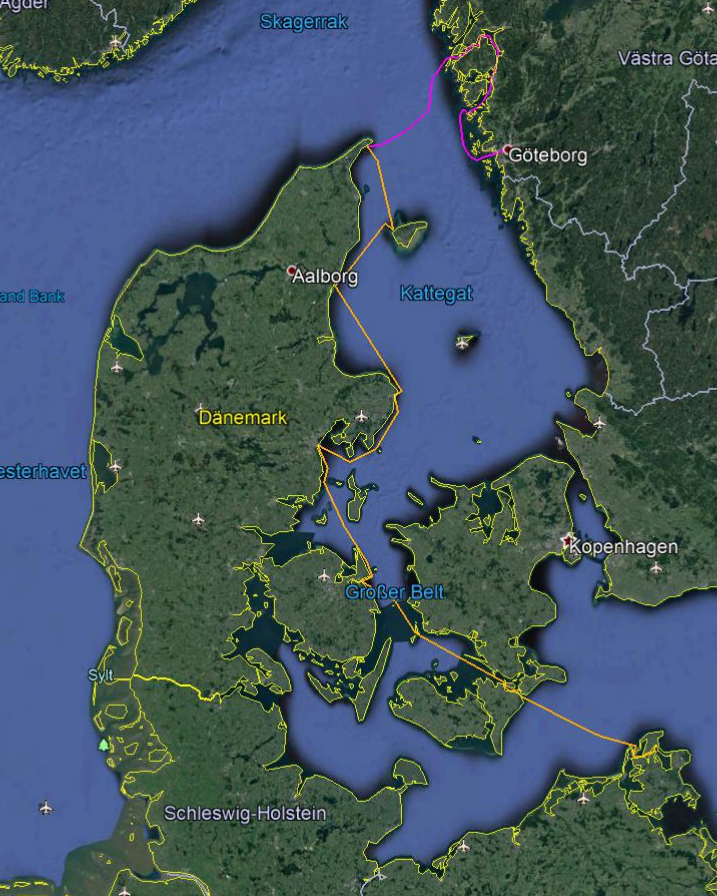 Route Ostsee